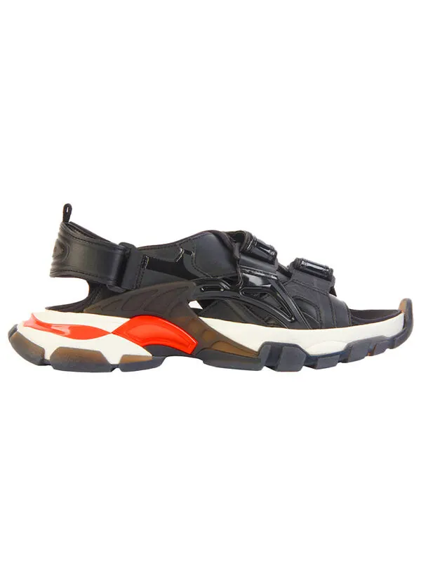 Сандалии track sandals 'clearsole black red' Balenciaga — изображение 2 из 4, черный/белый/красный