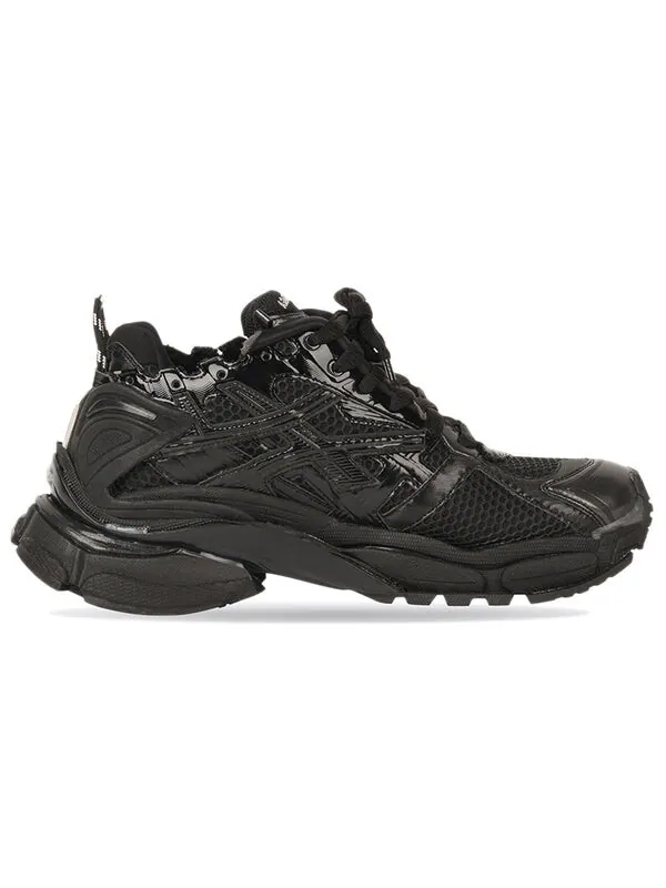 Кроссовки runner sneakers 'black mesh and nylon' 656065w3ra11000 Balenciaga — изображение 2 из 4, черный/белый