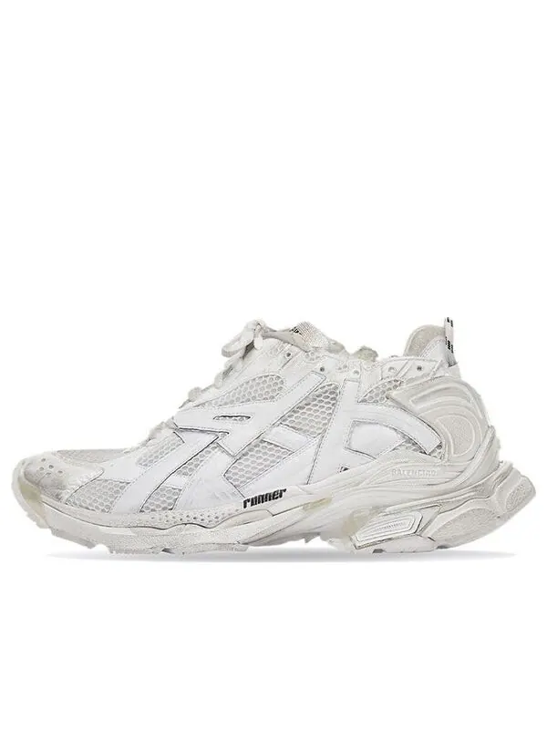 Кроссовки runner sneakers 'whtie mesh and nylon' Balenciaga — изображение 1 из 4, белый