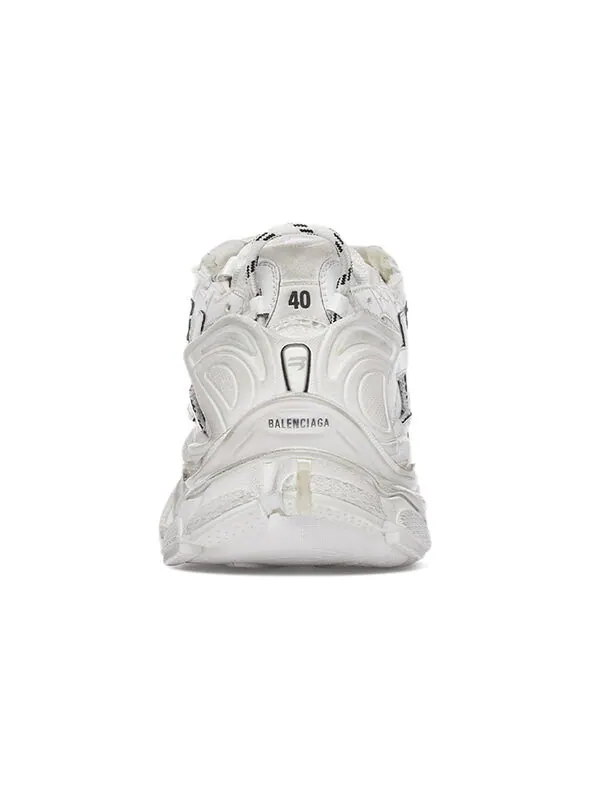Кроссовки runner sneakers 'whtie mesh and nylon' Balenciaga — изображение 4 из 4, белый