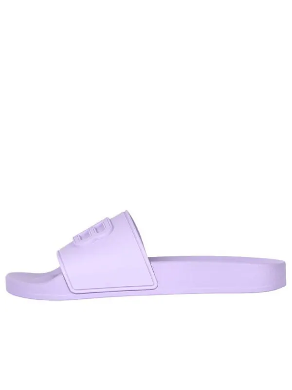 Тапочки pool slides 'lilac' Balenciaga, сиреневый