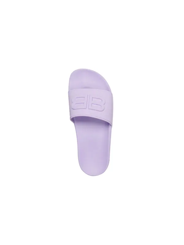 Тапочки pool slides 'lilac' Balenciaga, сиреневый — изображение 4 из 4, фиолетовый