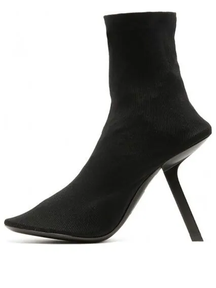 Кроссовки 110mm stretch heeled boots 'black' Balenciaga — изображение 1 из 4, черный