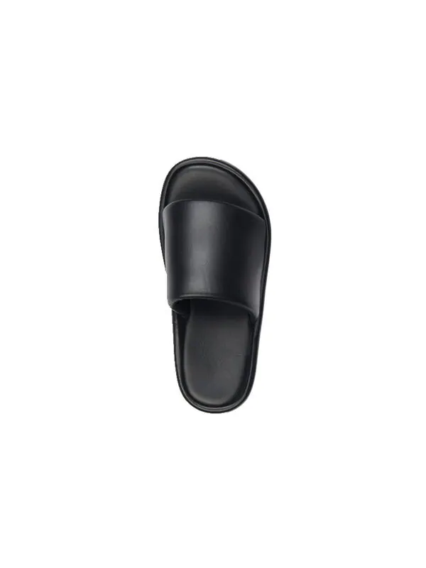Тапочки rise sandals 'black' Balenciaga — изображение 3 из 4, черный/белый