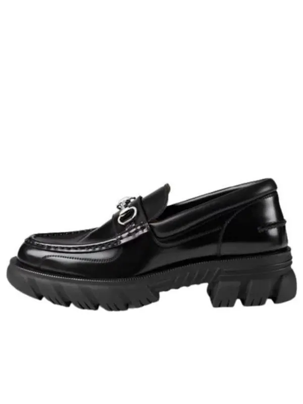 Кроссовки horsebit loafer 'black' Gucci — изображение 1 из 4, черный