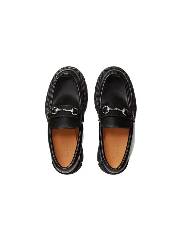 Кроссовки horsebit loafer 'black' Gucci — изображение 4 из 4, черный