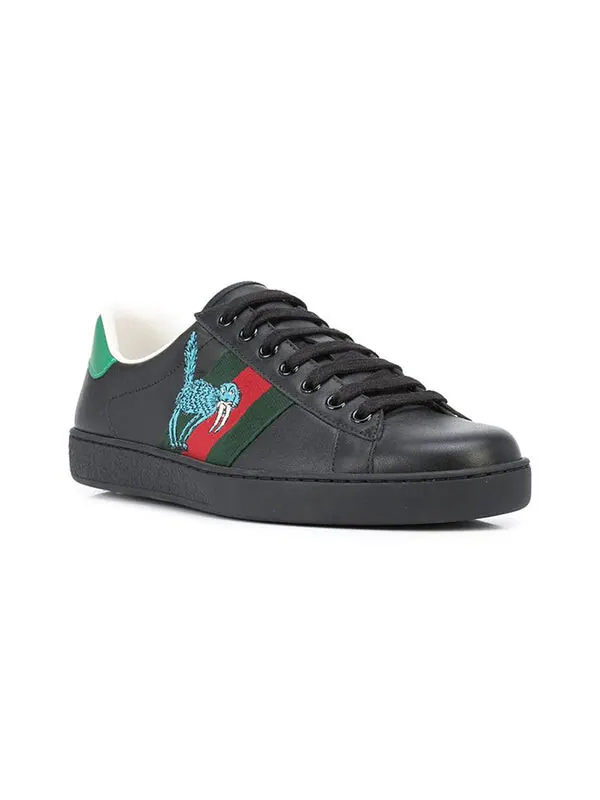 Кроссовки ace freya hartas 'black' Gucci — изображение 2 из 4, черный