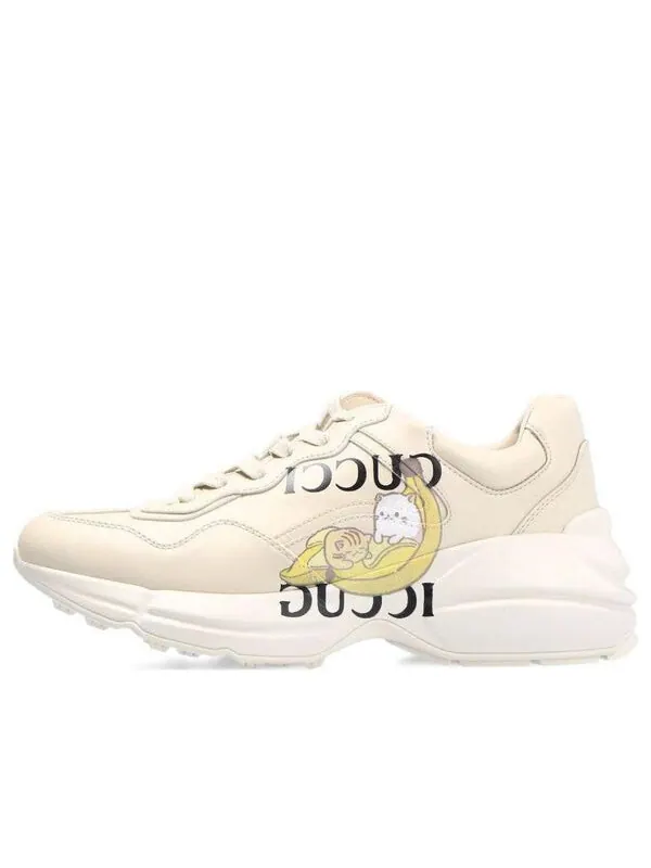 Кроссовки bananya x rhyton 'white yellow' Gucci — изображение 1 из 4, белый/желтый