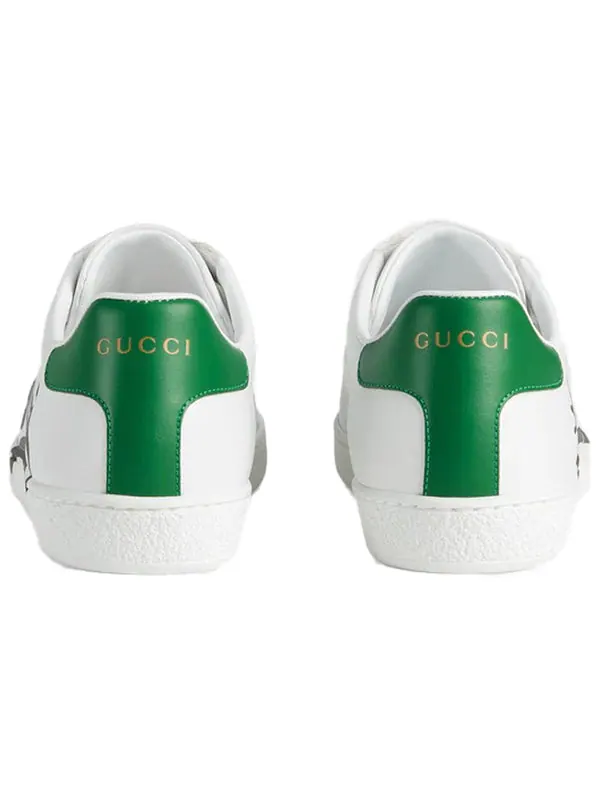 Кроссовки ace 'kitten logo' Gucci — изображение 4 из 4, белый