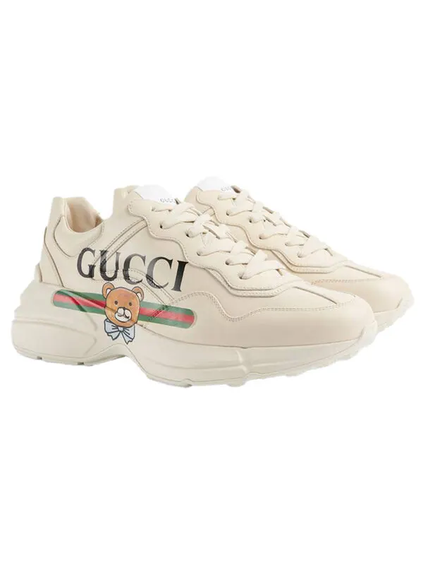 Кроссовки x kai rhyton 'cream' Gucci — изображение 2 из 4, бежевый