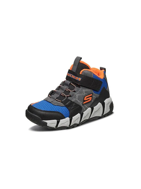 Кроссовки dlites velocitrek shoes 'grey black blue' Skechers — изображение 3 из 4, серый/черный/синий