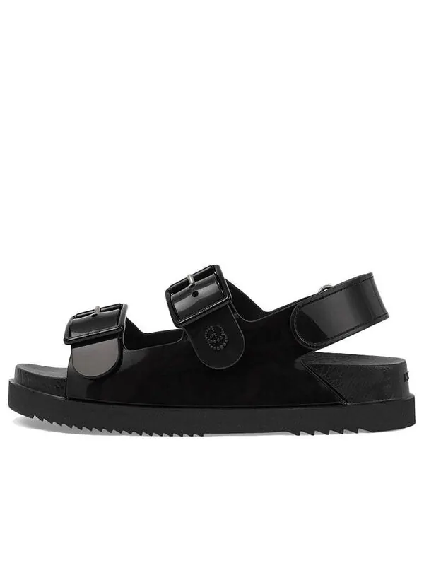 Сандалии mini double g sandal 'black rubber' Gucci — изображение 1 из 4, черный
