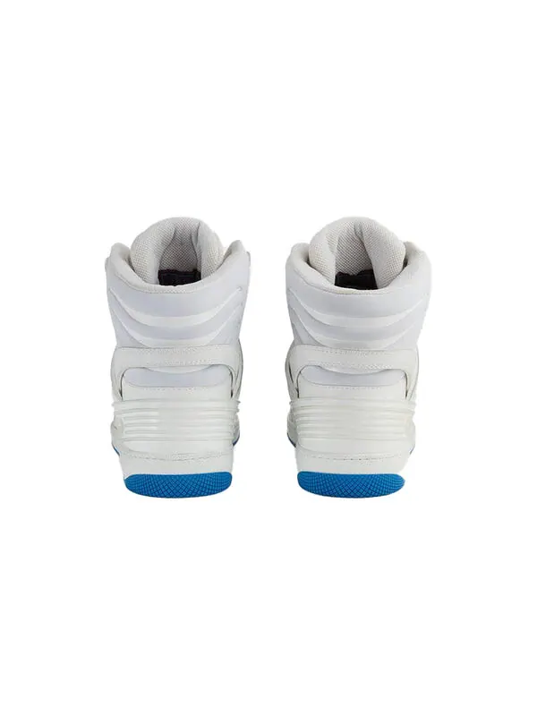 Кроссовки basket breathable wear-resistant non-slip high 'white blue' Gucci — изображение 4 из 4, белый