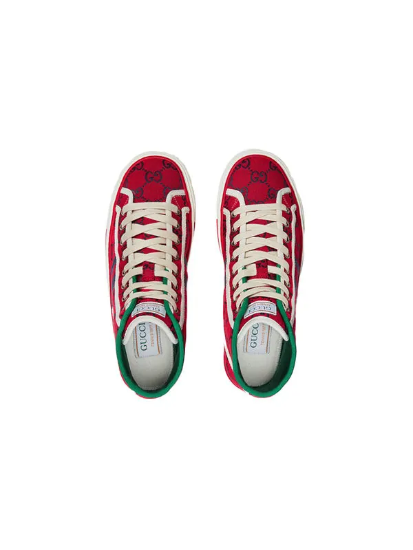 Кроссовки (WMNS) GUCCI Tennis 1977 High '520 Red' — изображение 3 из 4, красный