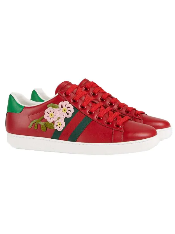Кроссовки 520 ace 'red' Gucci — изображение 2 из 4, красный/зеленый