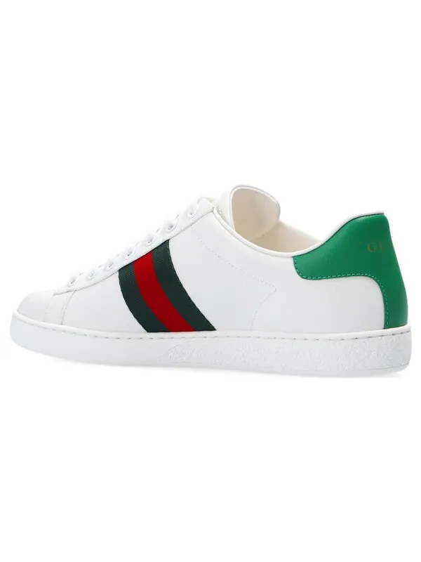 Кроссовки bananya x ace Gucci — изображение 4 из 4, белый/зеленый