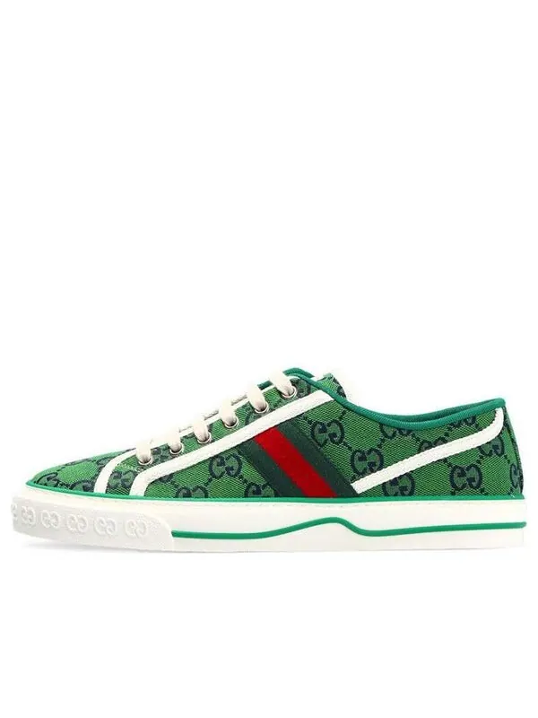 Кроссовки tennis 1977 'green' Gucci — изображение 1 из 3, зеленый