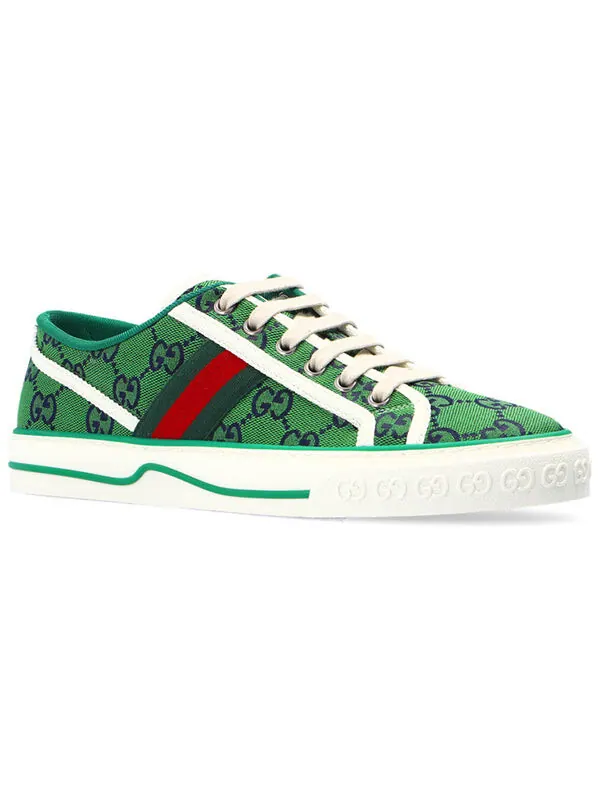 Кроссовки tennis 1977 'green' Gucci — изображение 2 из 3, зеленый