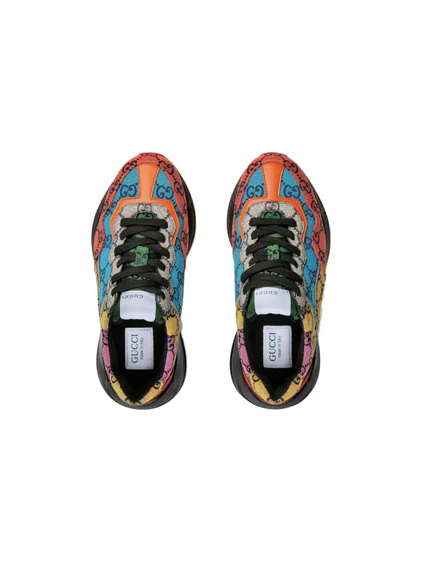 Кроссовки rhyton 'multicolor monogram' Gucci — изображение 3 из 4, мульти