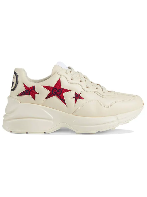 Кроссовки 520 rhyton star 'white red' Gucci — изображение 2 из 4, белый/красный