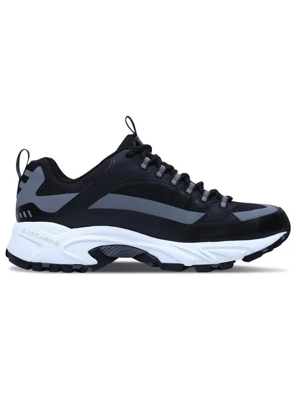 Кроссовки stamina running shoes black/white/gray Skechers — изображение 2 из 4, черный/белый/серый