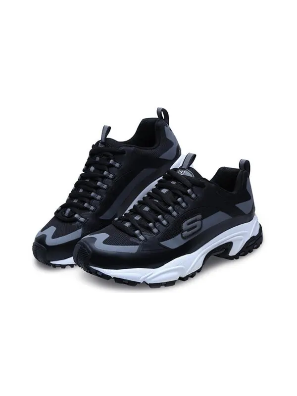 Кроссовки stamina running shoes black/white/gray Skechers — изображение 3 из 4, черный/белый/серый