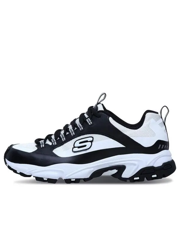 Кроссовки stamina running shoes 'white black' Skechers — изображение 1 из 4, черный