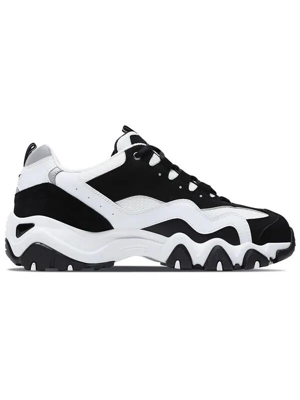 Кроссовки d'lites 2.0 low sports shoes black/white Skechers — изображение 2 из 4, черный/белый