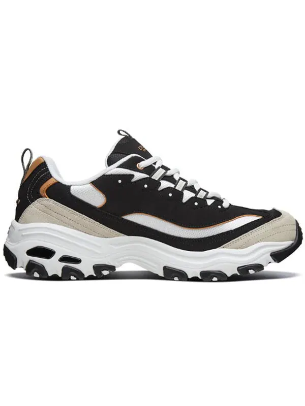 Кроссовки d'lites 1.0 black/gold Skechers — изображение 2 из 4, черный/золотистый