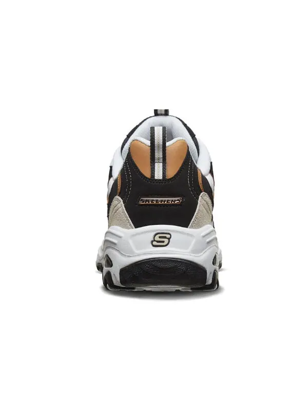Кроссовки d'lites 1.0 black/gold Skechers — изображение 3 из 4, черный/золотистый