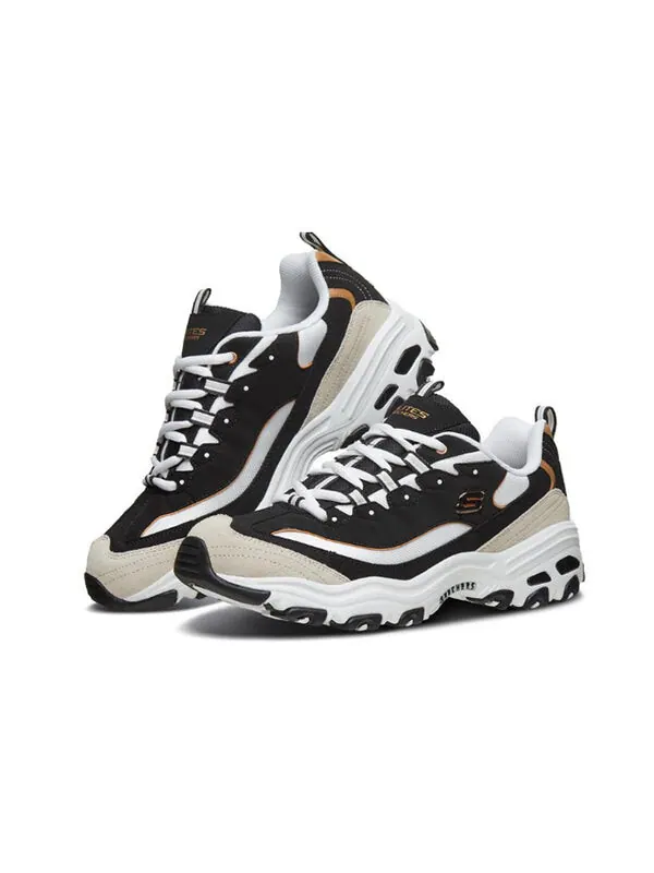 Кроссовки d'lites 1.0 black/gold Skechers — изображение 4 из 4, черный/золотистый