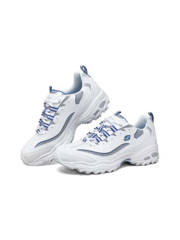 Кроссовки d lites 1.0 white/blue Skechers — изображение 3 из 4, белый/синий