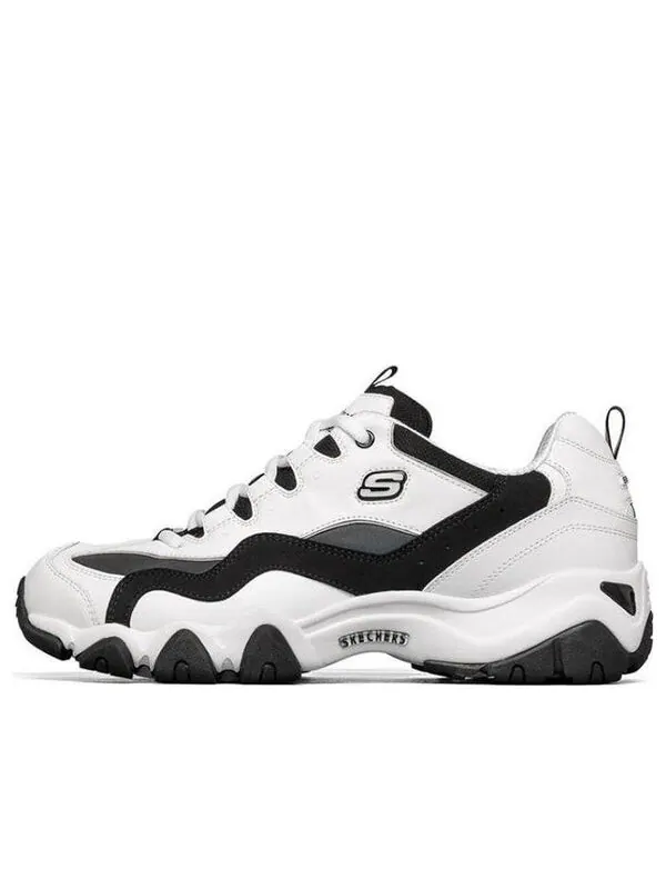Кроссовки d lites 2.0 running shoes white/black/grey Skechers — изображение 1 из 4, серый