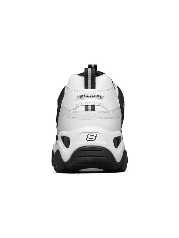 Кроссовки d lites 2.0 running shoes white/black/grey Skechers — изображение 4 из 4, серый