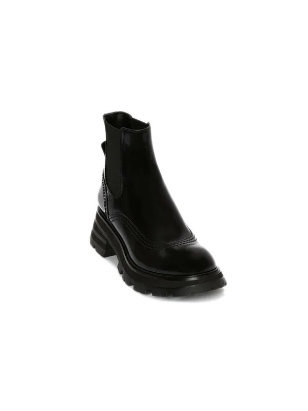 Кроссовки leather chelsea ankle boots 'black' Alexander Mcqueen — изображение 3 из 4, черный