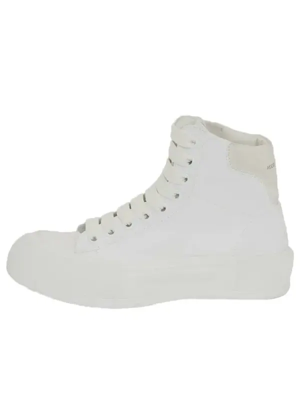 Кроссовки deck high-top sneakers 'white' Alexander Mcqueen — изображение 1 из 4, белый