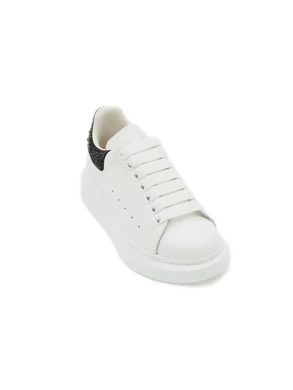 Кроссовки oversized sneaker 'white jet black crystal' Alexander Mcqueen — изображение 3 из 4, белый/черный