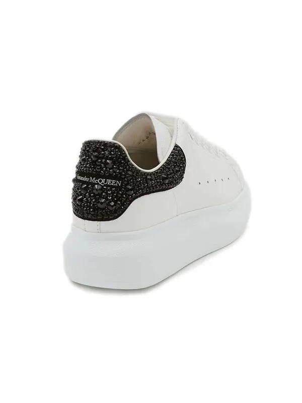 Кроссовки oversized sneaker 'white jet black crystal' Alexander Mcqueen — изображение 4 из 4, белый/черный