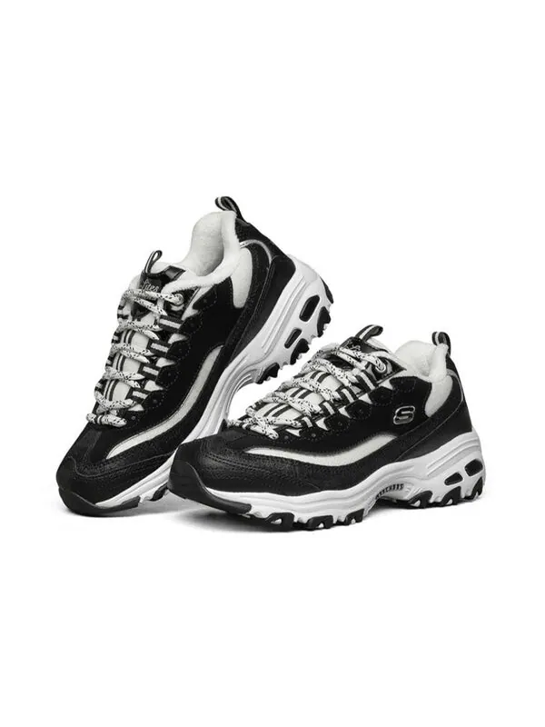 Кроссовки d lites white/black Skechers — изображение 3 из 4, белый/черный