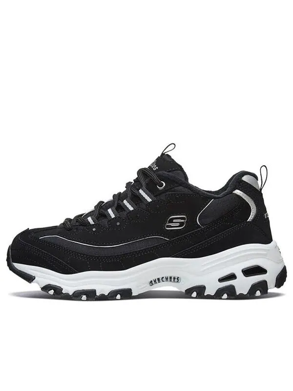 Кроссовки d lites 1.0 low-top running shoes black Skechers — изображение 1 из 4, черный