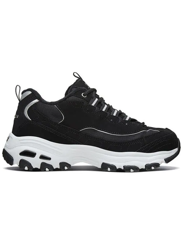 Кроссовки d lites 1.0 low-top running shoes black Skechers — изображение 2 из 4, черный