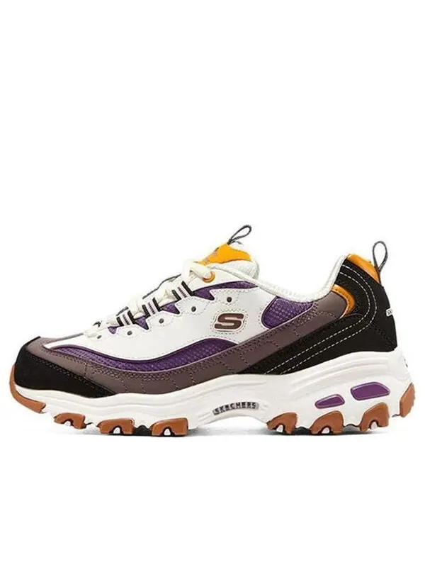 Кроссовки d'lites 1.0 sneakers 'white brown black' Skechers — изображение 1 из 4, белый/коричневый/черный