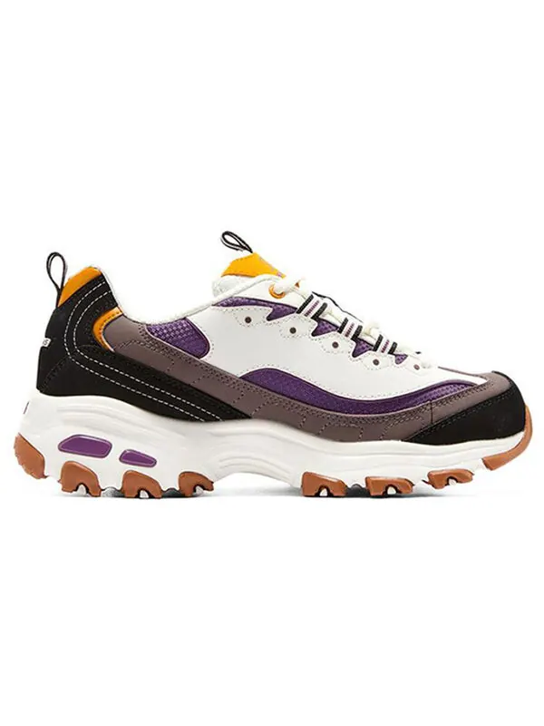 Кроссовки d'lites 1.0 sneakers 'white brown black' Skechers — изображение 2 из 4, белый/коричневый/черный