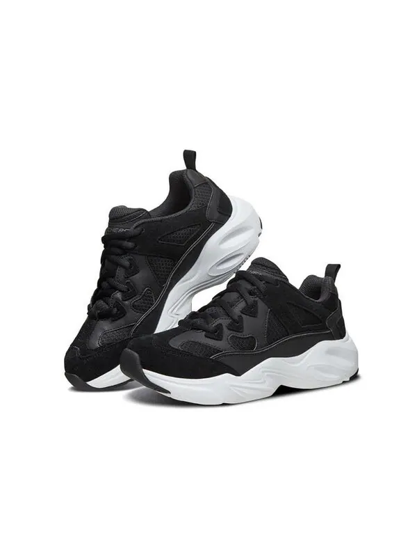 Кроссовки stamina airy low-top running shoes black Skechers — изображение 3 из 4, черный