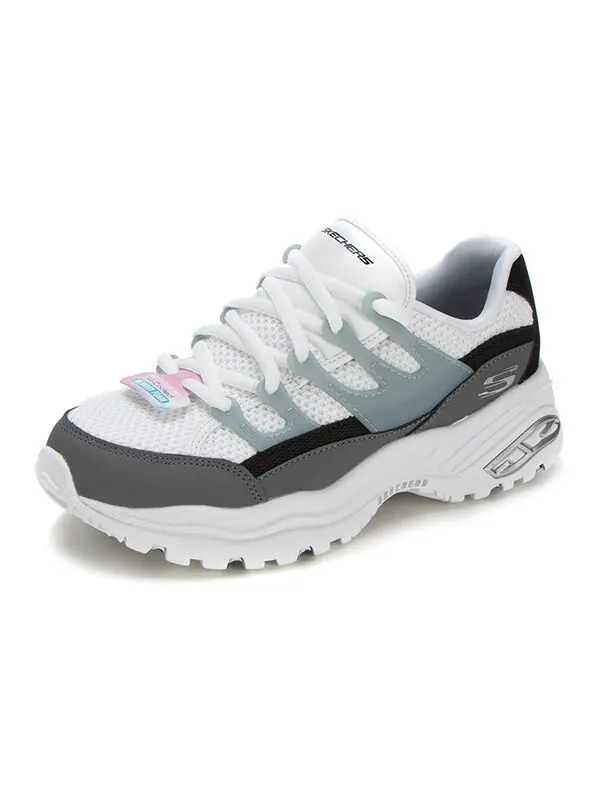 Кроссовки d'lites low-top daddy shoes white/grey Skechers — изображение 3 из 4, белый/серый