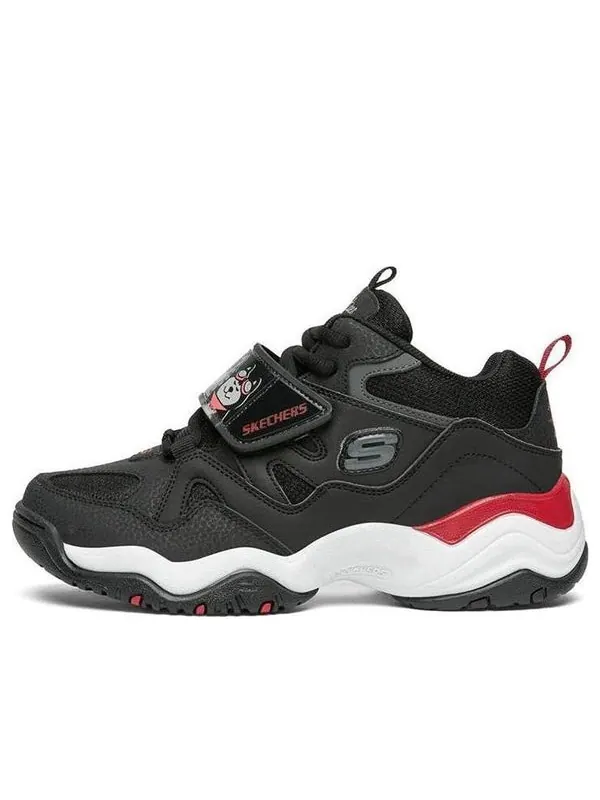 Кроссовки d'lites train low-top running shoes black/red Skechers — изображение 1 из 4, черный/красный