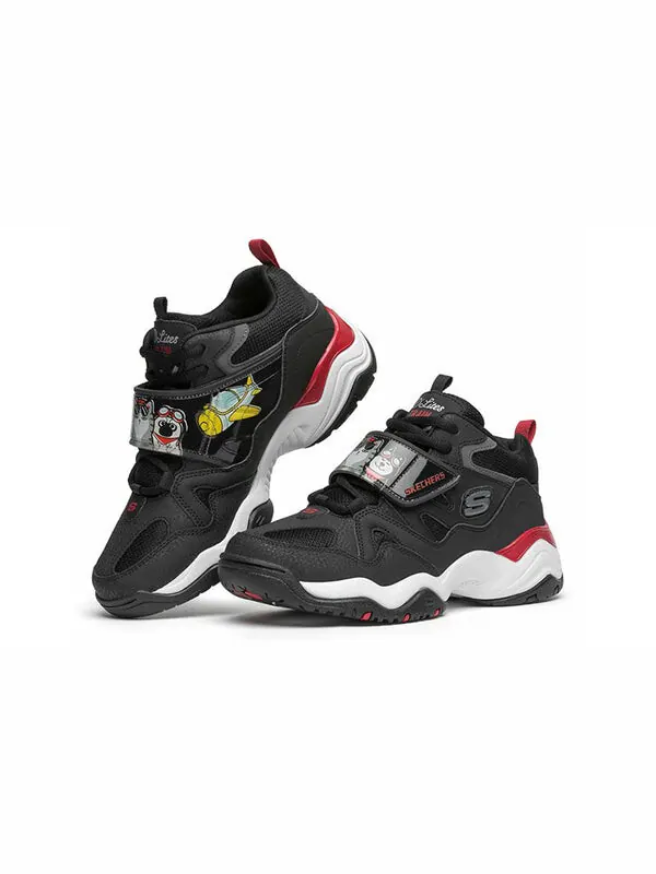 Кроссовки d'lites train low-top running shoes black/red Skechers — изображение 3 из 4, черный/красный