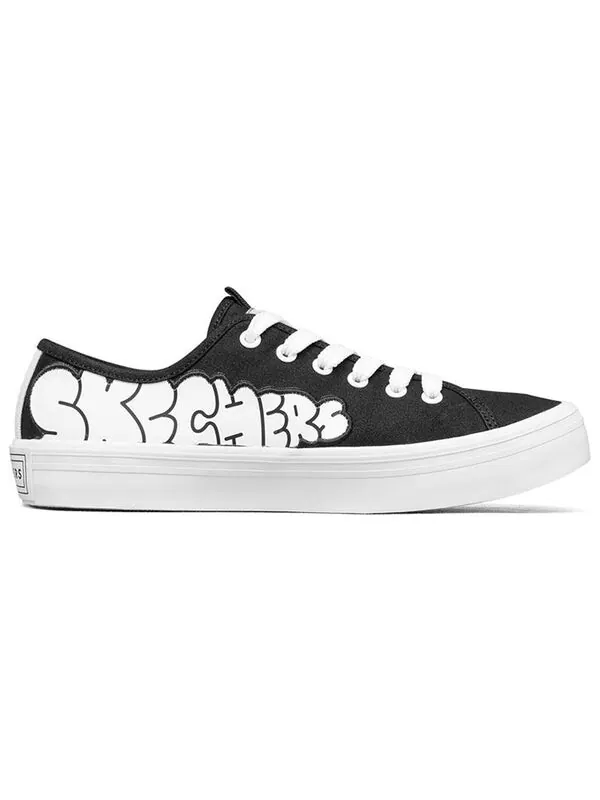 Кроссовки jeremyville x v'lites low-top sneakers black/white Skechers — изображение 2 из 4, черный/белый
