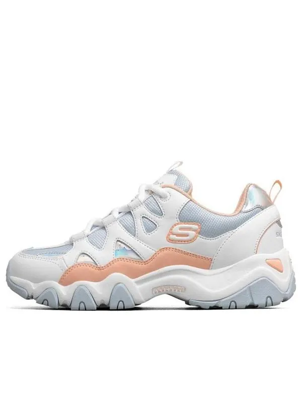Кроссовки d'lites 2.0 'white blue pink' Skechers — изображение 1 из 4, белый/синий/розовый