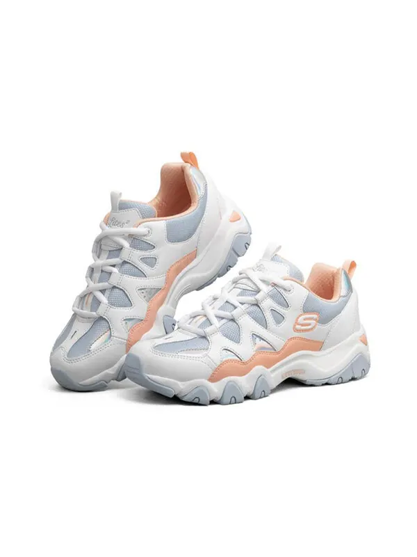 Кроссовки d'lites 2.0 'white blue pink' Skechers — изображение 3 из 4, белый/синий/розовый